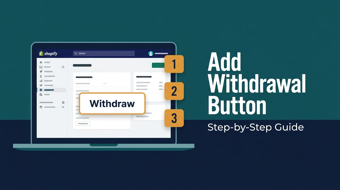 How to add a withdrawal button to Shopify – Step-by-Step Guide