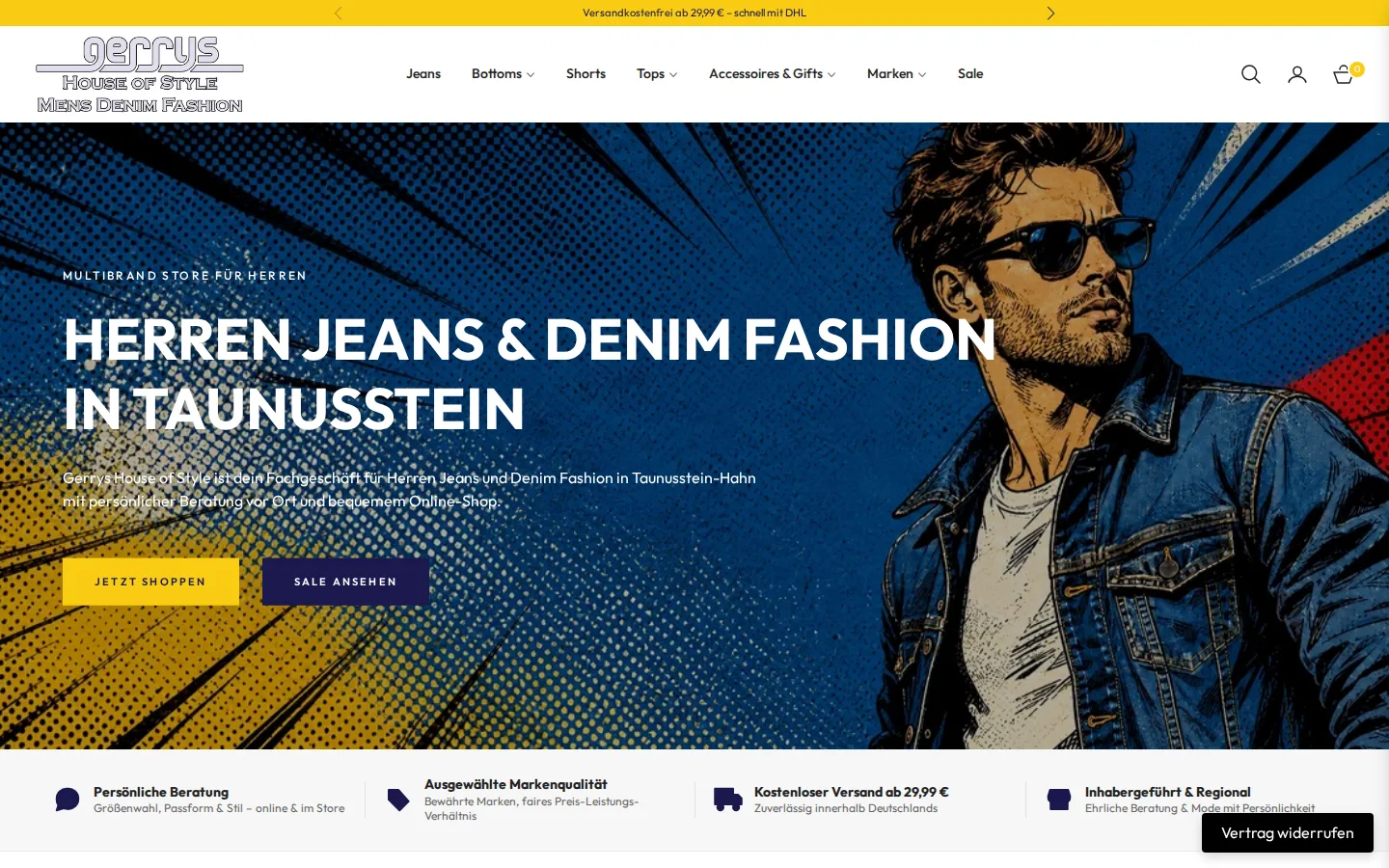 Startseite von Gerrys House of Style
