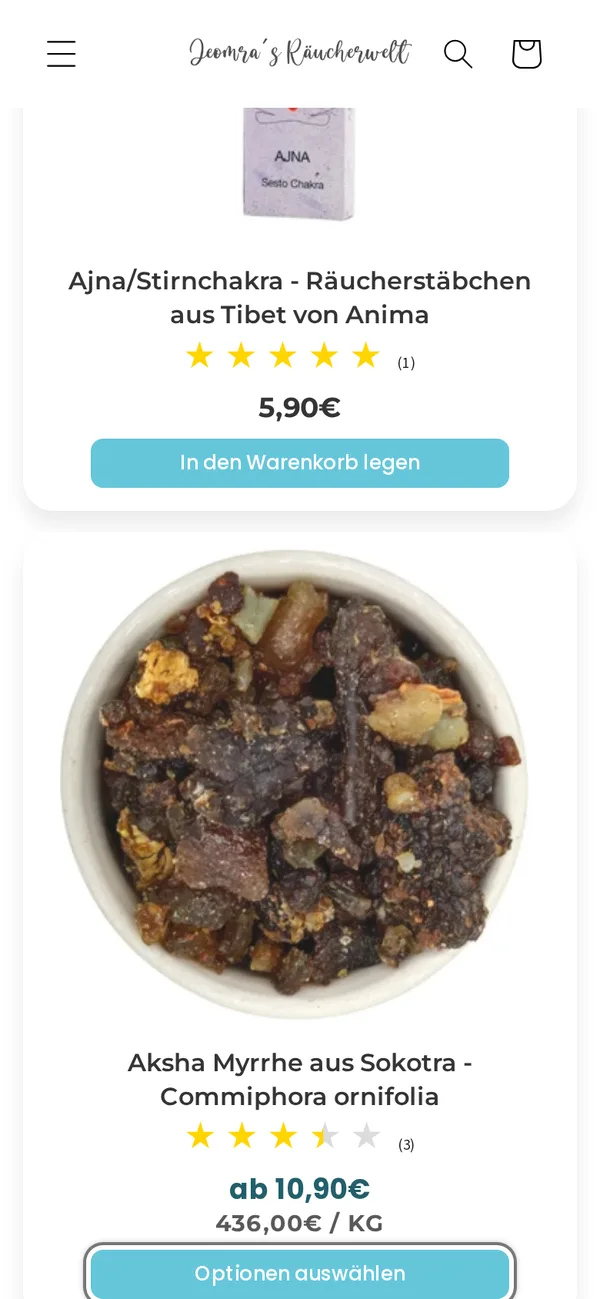 Kategorie auf dem Handy